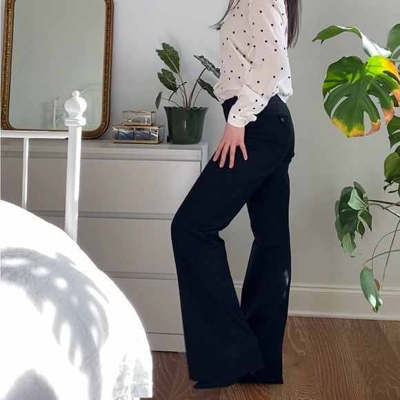 Theory black wool dress pants size 0 - Picture 3 of 16